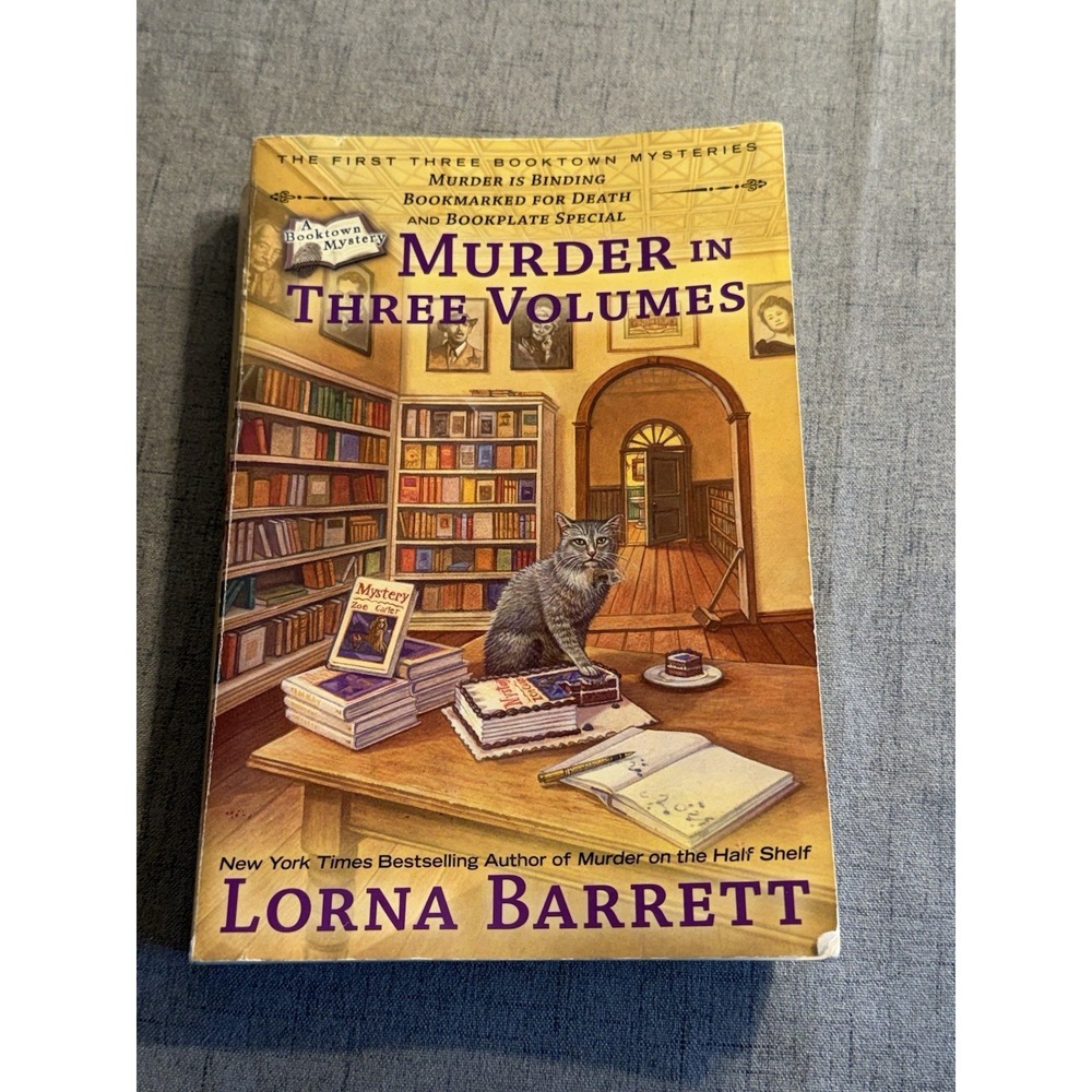 Murder in Three Volumes by Barrett, Lorna 2012